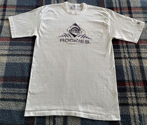 Large Vintage 90’s Colorado Rockies MLB Logo 7 T-Shirt